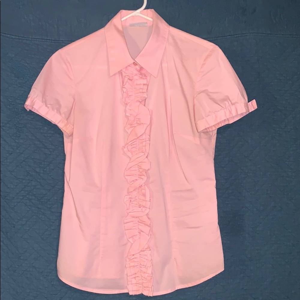 New York & Company pink button down